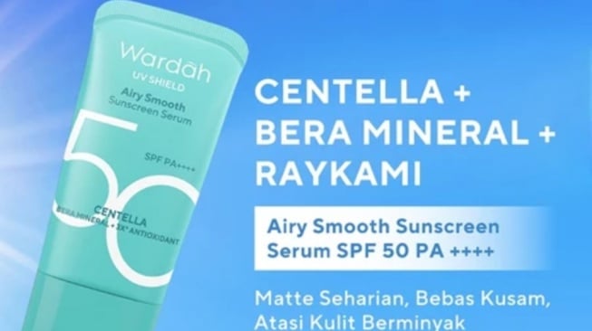Wardah UV Shield Airy Smooth Sunscreen Serum SPF 50 PA++++ (Dok. brand)
