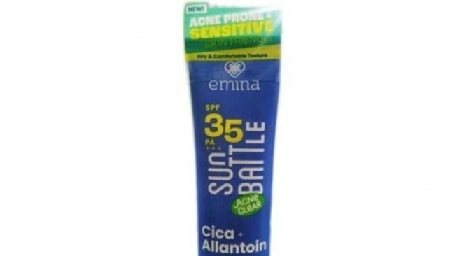 Emina Sun Battle SPF 35 PA+++ Acne Clear Cica + Allantoin Airy Acne Soothing (Dok. brand)