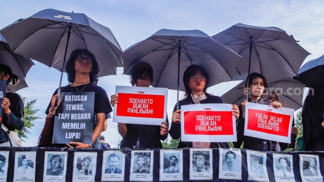 Aksi Kamisan ke-885, Tolak Soeharto Jadi Pahlawan Nasional