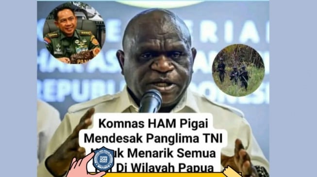 Komnas HAM Desak Tarik Semua TNI dari Papua. [Dok. Istimewa]