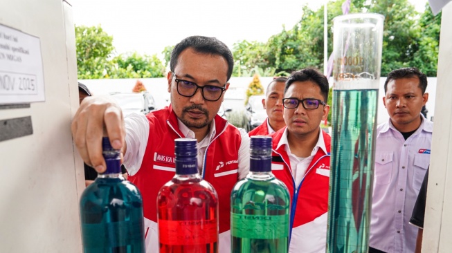 Bos Pertamina Patra Niaga Cek Kualitas BBM di Yogyakarta, Begini Hasilnya