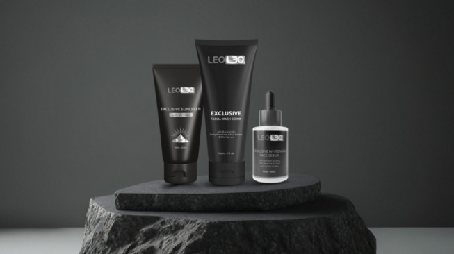Salah satu brand yang paling digemari saat ini adalah LEOLEO, sebuah merek lokal yang menyediakan set skincare lengkap khusus pria. [Dok pribadi]