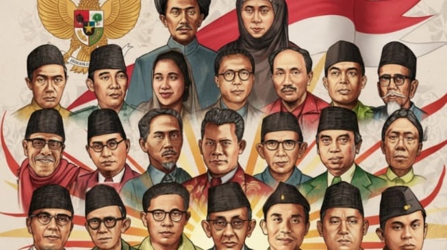 Ilustrasi Hari Pahlawan (Dokumentasi laman resmi Muhammadiyah).