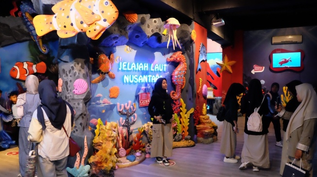 Libur Nataru di Jogja, Taman Pintar Hadirkan T-Rex Raksasa dan Zona Bawah Laut Interaktif