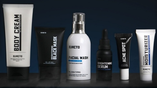 ELVICTO hadir di akhir produk skincare pria lokal yang lagi naik daun.