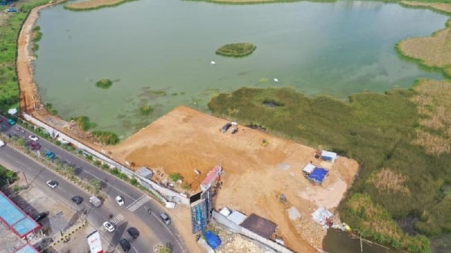 Penampakan lahan seluas 16 Ha di Kawasan Tanjung Bunga, Kota Makassar yang jadi objek sengketa Kalla VS PT GMTD [Suara.com/Istimewa]