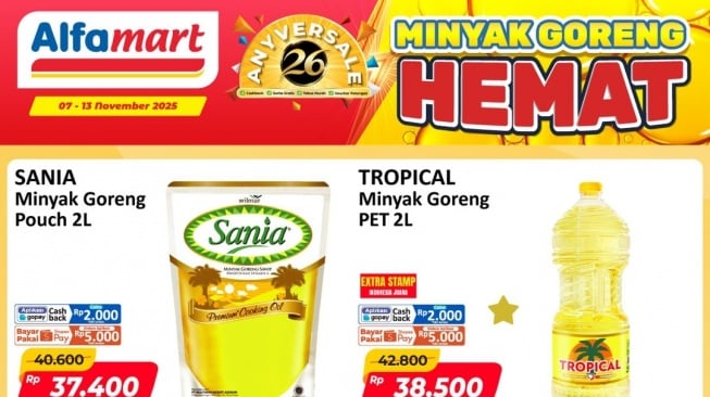 Promo Minyak Goreng Super Hemat di Alfamart Bikin Masak Makin Irit