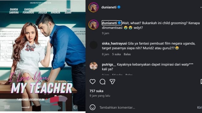 Serial I Love You My Teacher (Instagram/@dunianeti)