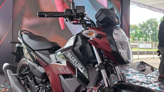 Suzuki Satria PRO Lengkapi Kehadiran Satria F150 di Indonesia. (SUARA.COM/Manuel Jeghesta)