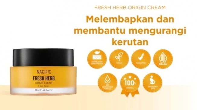 Nacific Fresh Herb Origin Cream (Shopee)