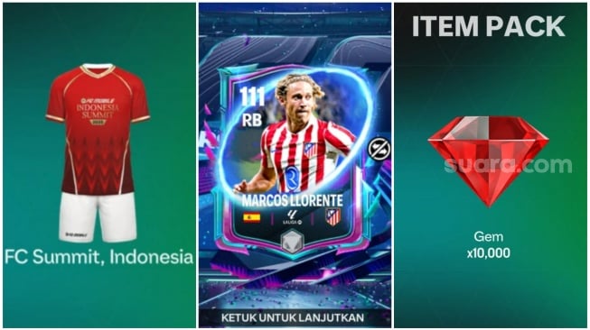 26 Kode Redeem FC Mobile Terbaru 9 November: Raih Jersey Indonesia dan 10 Ribu Gems