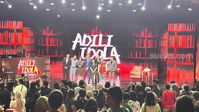 Fedi Nuril dalam acara Adili Idola di Jakarta Concert Hall, iNews Tower, Kebon Sirih, Jakarta Pusat, Sabtu (8/11/2025) [Suara.com/Rena Pangesti]