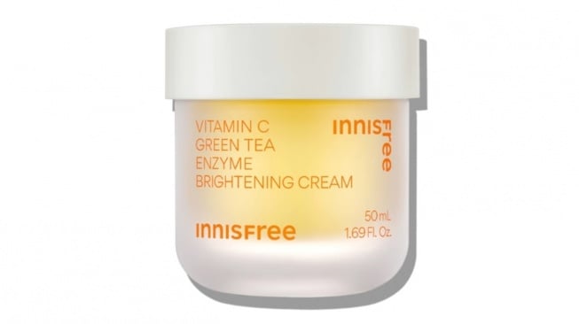 Innisfree Vitamin C Green Tea Enzyme Brightening Cream (Shopee)