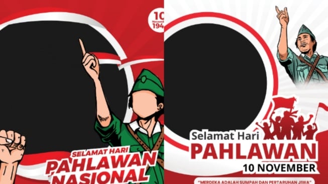 30+ Link Twibbon Hari Pahlawan 2025 Penuh Semangat, Gratis dan Siap Pakai!