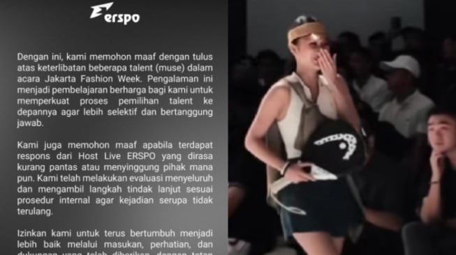 Erspo minta maaf gegara Azizah Salsha?. [TikTok]
