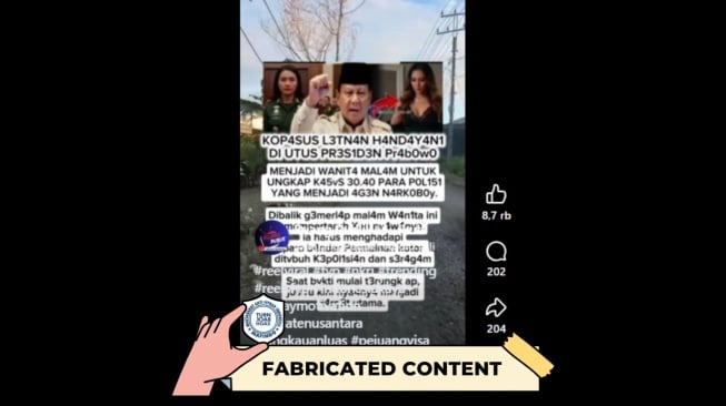 cek fakta prabowo subianto
