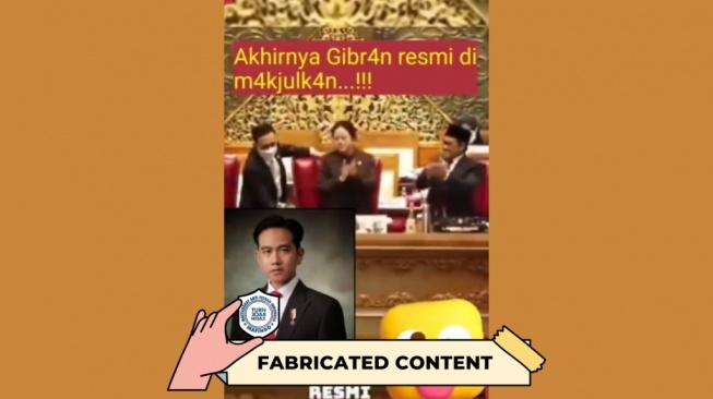 Hoaks Wapres Gibran dimakzulkan. [Dok. Istimewa]
