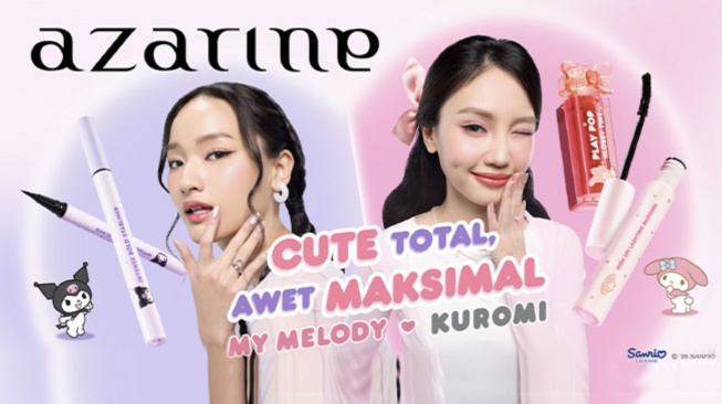 Azarine x Sanrio Series, Kolaborasi Make-Up Ter-cute Tahun Ini!