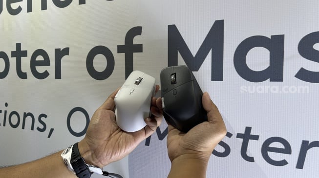 Mouse Logitech MX Master 4. [Suara.com/Dicky Prastya]