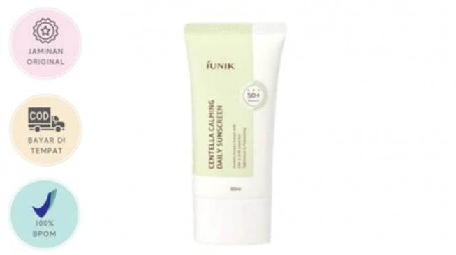 IUNIK Centella Calming Daily Sunscreen SPF 50+ PA++++ (Dok. Shopee)