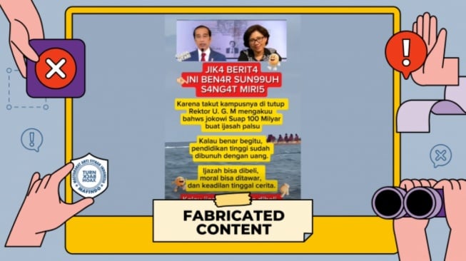 cek fakta Ijazah Jokowi