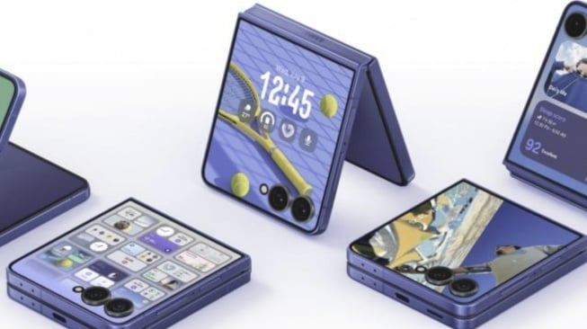 Bocoran Samsung Galaxy Z Flip8. [Thebell]