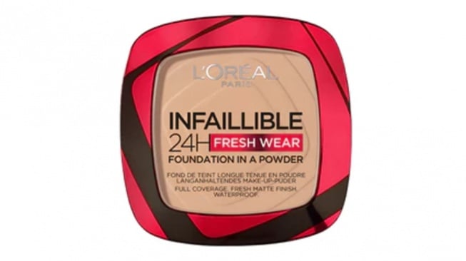 L'Oreal Paris Infallible 24H Fresh Wear Foundation in a Powder (Dok. Shopee)