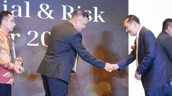 Governance, Risk & Compliance (GRC) & Leadership Award 2025 diselenggarakan di The Westin Hotel, Jakarta (Dok: BPJS Ketenagakerjaan)