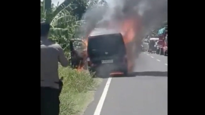 3 Fakta Mobil Bank Bawa Uang Rp 4,6 Miliar Terbakar Habis