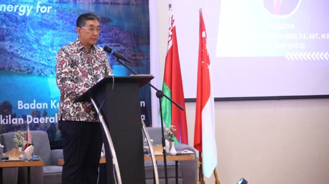 Ketua BKSP DPD RI, Gusti Farid Hasan menyatakan NTB memiliki potensi besar untuk tampil sebagai etalase pariwisata berkelanjutan dan energi bersih Indonesia di kawasan timur (Dok: DPD RI)