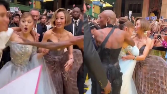 Detik-Detik Ariana Grande Diserang Penggemar saat Promo Film Wicked di Singapura