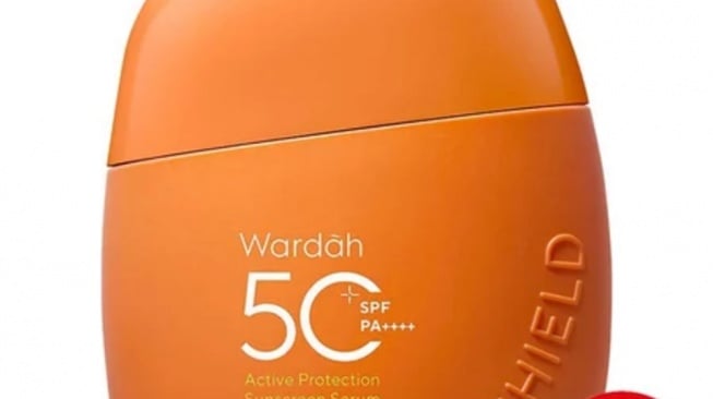 Wardah UV Shield Active Protection Sunscreen Serum SPF 50+ PA++++ (Dok. Shopee)