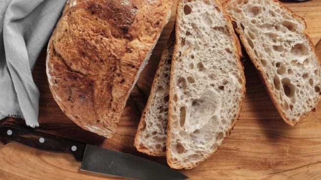 Ilustrasi roti sourdough. (Freepik)