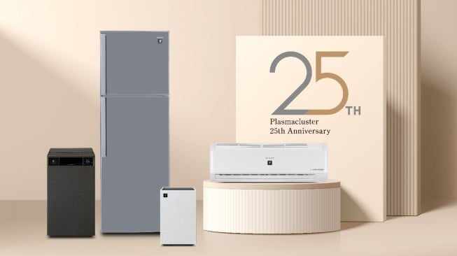 Jajaran teknologi plasmacluster Sharp. [Sharp Indonesia]
