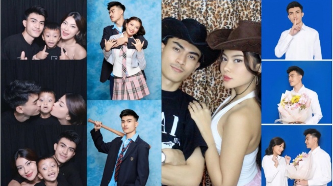 Inspirasi Gaya Photobooth Bareng Pacar ala Hanum Mega dan Rafly Ardiansyah