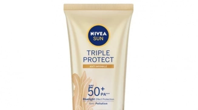 Nivea Sun Face Serum Triple Protect Anti Wrinkle SPF 50+ PA+++ (Dok. Shopee)