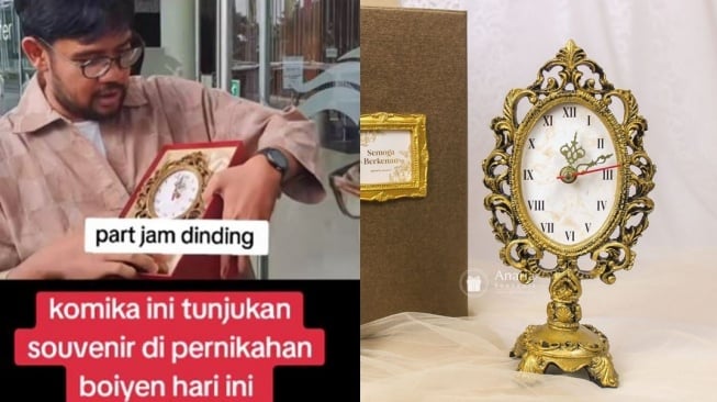 Souvenir Boiyen dan sang suami. (Kolase TikTok/haludrama3 dan anariasouvenir.com)