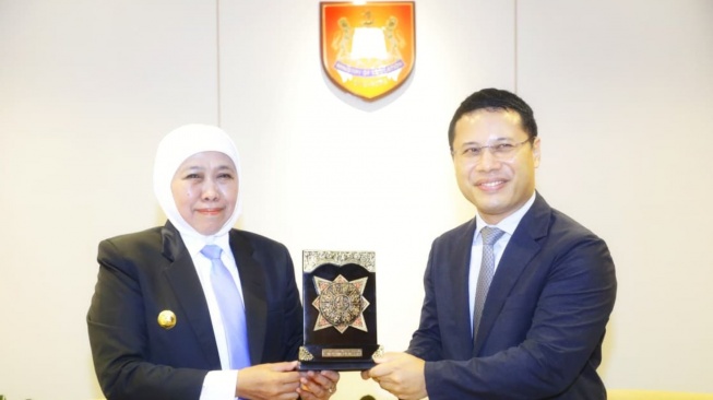 Gubernur Khofifah Jumpa Menteri Pendidikan Singapura dalam Rising Fellowship: Kerja Sama Pendidikan