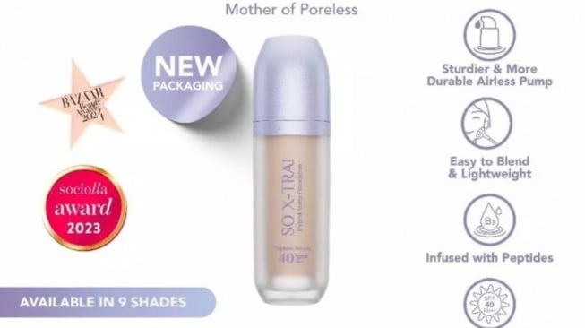 MOP - So X-TRA! Hybrid Matte Foundation (Shopee)