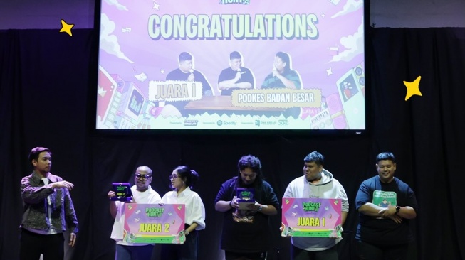 Podcast Hunt 2025 Berakhir Sukses, Podcast Badan Besar Didapuk Jadi Juara