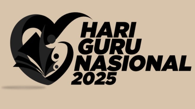 Logo Hari Guru Nasional 2025 Versi Kemendikdasmen. [Kemendikdasmen]