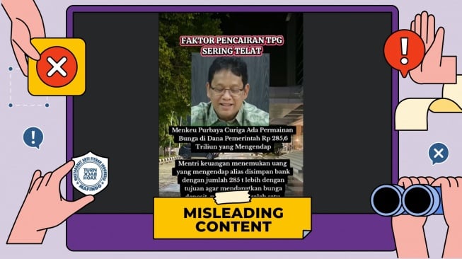 cek fakta menteri keuangan Purbaya