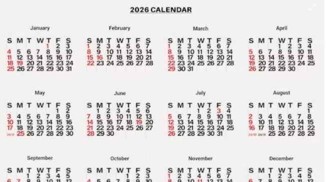 Hari Libur Nasional dan Cuti Bersama Tahun 2026 Lengkap