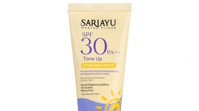 Sariayu SPF 30 PA+++ Tone Up Sunscreen Serum (Dok. Shopee)