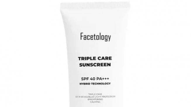 Facetology Triple Care Sunscreen SPF 40 PA+++ (Dok. Shopee)