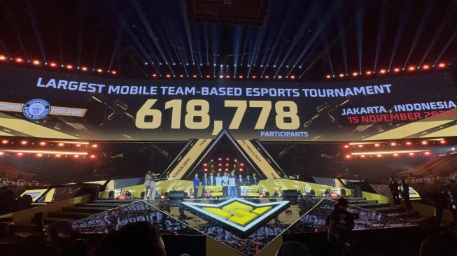 Rekor Dunia sebagai Largest Mobile Team-Based Esports Tournament di Raih oleh Garena Free Fire melalui FFWS GF 2025 Jakarta. [Garena Indonesia]