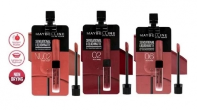 Maybelline Sensational Liquid Matte Lipcream (Shopee)