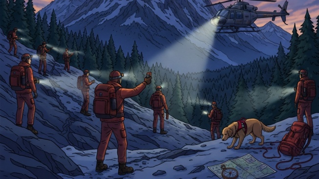 5 Pelajar Dilaporkan Hilang Saat Mendaki Gunung Simbolon