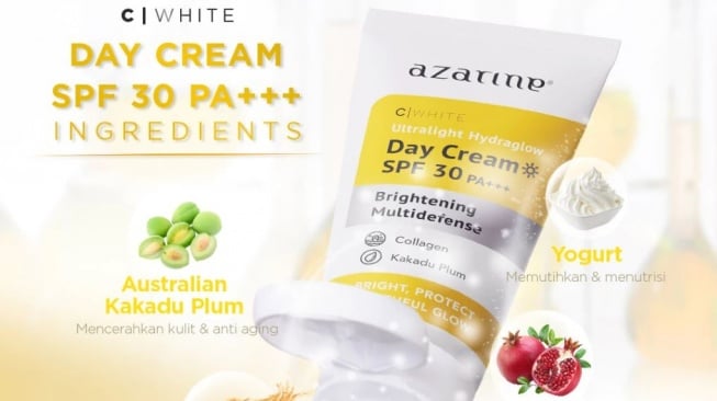 Sunscreen kolagen untuk cegah tanda penuaan di usia 30-an. (Shopee)