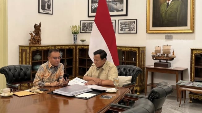 Hasil Pertemuan Empat Mata Prabowo - Dasco: Genjot Ekonomi 8 Persen